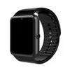 Gt08 bluetooth smart watch com slot para cartão SIM android relógios para samsung e ios apple iphone smartphone pulseira smartwatch