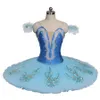 Volwassen Klassieke Ballet Tutu Blue Pancake Platter Tutu Kostuum Prestatie Competitie Professionele Tutus Ballerina Jurk BT9142