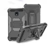 Heavy Duty Armor Hard Case Dla LG Q7 Plus Stylo 4 Alcatel 7 Case Telefon + Klip Klip Holster Kickstand TPU + PC Shockproof