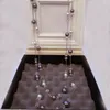 Collana di perle moda classica elegante maglione multistrato di cristallo collana lunga/accessori donna all'ingrosso collier femme/senza collo/colar