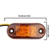 50pcs 12V 24V LED Amber Red White Side Led Marker Trailer Lights Led marker lights for trucks Marker light