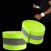 Sangle de ceinture réfléchissante de bande de bras de sécurité de 3M pour le cyclisme de course de nuit de sport en plein air