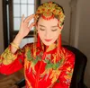 中国のドラゴン衣装の結婚式の花嫁チャイナのレトロな髪のアクセサリー