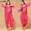 9 stks Buikdans Kostuum Bellydance Triba Gypsy Indiase Jurk Buikdansen Kleding Buikdansen Bollywood Dance Costumes2147