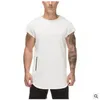 Nouveau Design hommes fermeture éclair sans manches t-shirts été hommes débardeurs gymnases vêtements musculation sous-vêtement Fitness débardeurs