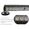 Dubbelsidig 24 LED Nödrisk Varning Strake Beacon Light Bar Signallampa LED Strobe 12.5 "12V 24V