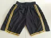 2018 Nya MA BaseKetball Shorts som kör sportkläder #24 City Black Color Size S-XL Mix Match Order Hög kvalitet