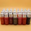 23Colors Permanent Makeup Micro pigments Kits For Eyebrow Eyeliner Lip 1/2 oz Complete Cosmetic Tattoo Ink Kit