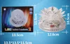 Led Liten Sun Lotus Lampa Färgrik Ballroom Effect Light Crystal Lotus LED Light Lotus Lampa AC85V-250V