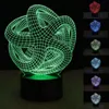 Özet Denizyıldızı 3D LED Gece Işığı Dokunmatik 7 Renk gün # R45 için Masa Danışma Noel Doğum Hediye geçiş