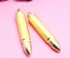 Gold Snuff Bottle Box Bullet Missile Shape Store Storage Spoon Metal Pipe Accessories Herb Wax Multiple Uses Portable Smoking