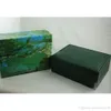 Nieuwe horlogebox Heren Women Watch Boxes Inner Outer Womans kijkt dozen Men PolsWatch Green Box Booklet Card254O