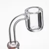 4mm Dikke Platte Top Quartz Banger Nail Roken Accessoires 19mm 14mm 10mm Mannelijke/vrouwelijke gepolijst Gezamenlijke Platte Kom voor Glazen Bong Dab Rigs