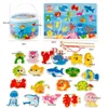 Magnetic Fishing Wooden Toys For Children Playing Jigsaw Puzzle In Simulation Of Parentchild Game Gift3605742