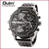 Man Wristwatch Chiny Producent OULM Marka Zegarek Kwarcowy Mężczyźni Oglądaj Mężczyźni Big Dial Dial Dial Display Nowy Z Tagami HT3548