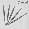 5pcs Titanium Tool Titanium Dabber Wax Atomizer Dab Tool Titanium Nail Dabber Tool erba secca per bong in vetro pipa ad acqua tamponare piattaforme petrolifere