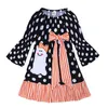 Neue Baby Mädchen Kleidung Halloween Mädchen Kleider Langarm Dot Kinder Kleider für Mädchen Halloween Kostüm Kleinkind Mädchen Kleidung Kinder kleidung