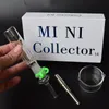 DHL 10mm 14mm 18mm Joint Mini Collector Kit Mini Kits Glass Smoking Pipes Dab Straw Nector Collectors With Mouthpiece Titanium Tip