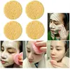 Ganze 20pcs Naturholzfaser Weiches Gesicht Wäsche Wäsche Make -up -Werkzeuge Frauen Reinigen Schwamm Puffpad 6436544