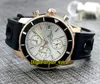 Дешево Новое наследие A1332024 черный циферблат Япония кварцевый хронограф мужские часы секундомер розовый золотой чехол резиновый ремешок новые часы Pure_time