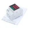 Freeshipping AC80-300V 100A Amperímetro Voltímetro Multifuncional Digital Din Rail Current Tensão Fator de Potência Medidor de Amperímetro Voltímetro