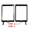 Wysokiej jakości iPad Air 2 Ekran dotykowy Panel Szkło Digitizer z przyciskami Klej Klej Montaż do iPada Air 2 iPad 5 6 mini 60 szt