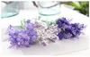 10 teste di mazzi di fiori di lavanda artificiale 3 fiori di schiuma di colori per la decorazione di nozze Decorazione domestica Weddingzone Fornito: MW02611