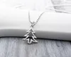 5st Simple Christmas Tree Necklace Tiny Pine Tree Halsband Life Family Acorn Oak Tree Leaf Halsband Söta växtgåvor2167242