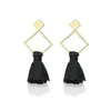 Time Limited Handmade High Quality Geometry Tassel Stud Earring Earrings Studs Women's Gift Factory Price Free Shipping Earings Women