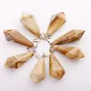 Mode Hexagonal balle larme Collier Charmes Pendentif Cristal Naturel Quartz pierre Chakra perles bijoux pour femmes livraison gratuite