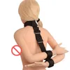 Cuello de nylon para esposas Bondage Restricción Muñequeras para mujeres Bdsm Slave Fetish Bondage Juego para adultos Juguetes sexuales eróticos para Co214x