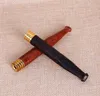 Lady 5mm solid wood cigarette holder natural double worry red acid cigarette holder removable cleaning ebony smoking set