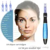 DR 펜 A1-W 전기 Dermapen 충전식 자동 마이크로 바늘 시스템 조정 가능한 바늘 길이 0.25mm-3.0mm Dermastamp