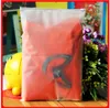 100 pcs 24x35 cm Zip lock Zipper Top sacs en plastique givré pour vêtements, T-Shirt, jupe emballage de détail impression de logo personnalisé