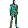 Vestido africano para hombre a la moda, conjuntos de camiseta y pantalón para hombre, conjunto de pantalones, ropa estampada, ropa festiva