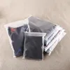 Resealable zipper plastic bags Clothing wardrobe storage Organizer bag frosted clear thick 1.6mm for shirts sock underwear 14 sizes