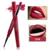 Fröken Rose Ny Matt Läppstift Pencils Double-End Lip Lip Lip Makeup Vattentät Sexig Naken Färg Lips Batom