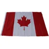 Kanada National Flag 90 * 150cm För Världskopp Cheer Up Banner Celebration Decor Home Fans Party Decorations 3 * 5ft Banner 6QTA ZZ
