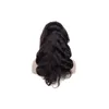 Indian Raw Virgin Hair Spets Frontals Wigs Body Wave 360 ​​Frontal Perk 10-32 tum Pre Pluched Wholesale Baby Hairs