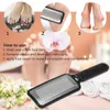 Double Side Foot Rasp File Hard Dead Skin Callus Remover Piedi per pedicure File Rettifica Rimuovi strumenti Nero 1 pz