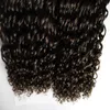 Mongolisches verworrenes lockiges Klebeband in Haarverlängerungen, 200 g, Afro-verworrenes lockiges Remy-Haar auf Klebstoffen, Klebeband, PU-Hautschuss, unsichtbar, 80 Stück, 2308482