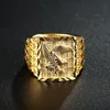 Punk Rock Eagle Men 39s Ring Luxury Gold Color reizable pour 711 Bijoux Finger Never Fade1290902