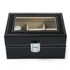 Uhrenboxen mit 3 Fächern, PVC-Lederetui, Schmuckaufbewahrung, Organizer, elegante Uhrenkollektion, Geschenke-Organizer, caja reloj2965