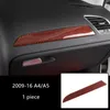 Carbon Fiber Car Door Trim Strips Copilot Dashboard Decoratie Decals voor Audi A4 2009-16 / A5 Auto Styling Stickers