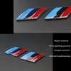 2 stks M Stripe Creative Sticker Auto Interieur Sticker Voor BMW E92 E36 E39 E46 E90 E60 E30 E70 1 3 5 7Series Auto Styling