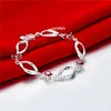 Top venda rubi pulseira pulseira de prata esterlina banhado SPB530;! 925 moda homens e mulheres alta Quatity Braceletes