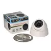 Telecamera fittizia finta CCTV per interni Telecamera IP finta Sorveglianza domestica Sicurezza Dome Mini telecamera Nero 26 LED lampeggiante Caldo