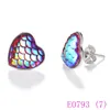 Jewelry earrings 3 sets /pack Mixed stud hoop charms dangle earring For Women Rhinestone Sequin ear stud E0793