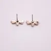 Fashion exclusive new product Solid 18K Gold silvering Bee Stud Earrings Jewelry For Women A single 243q