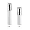 5ml 10ml Empty Cosmetic Airless Pump Lotion Bottle Mini Refillable Beauty Container with pump clear cap F567